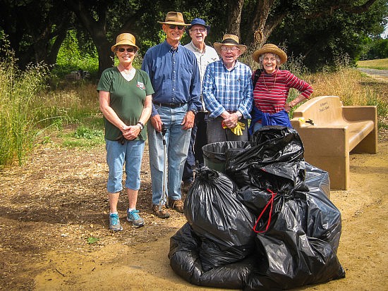 Cassandra Sove, Dave Dawson, John Abbott, Lloyd and Betty Crockford and some of the haul!