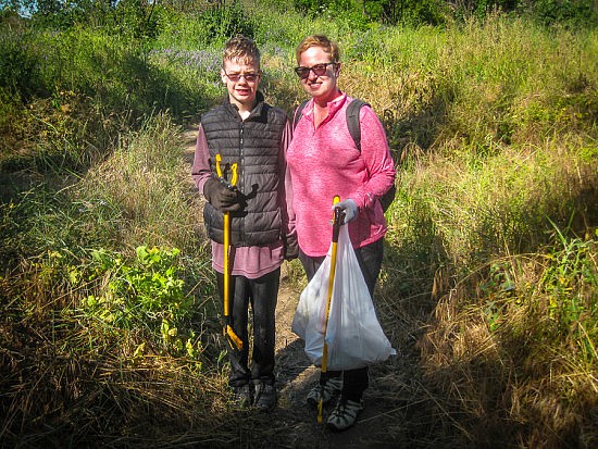 Toby Olson and Karen Hirsch getting the job done-