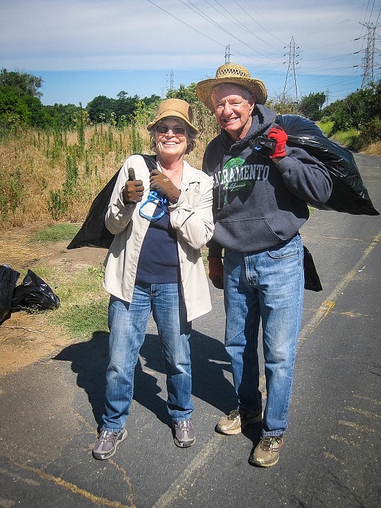 Packin’ it out with high spirits! Cassandra Sove and Larry Shaw