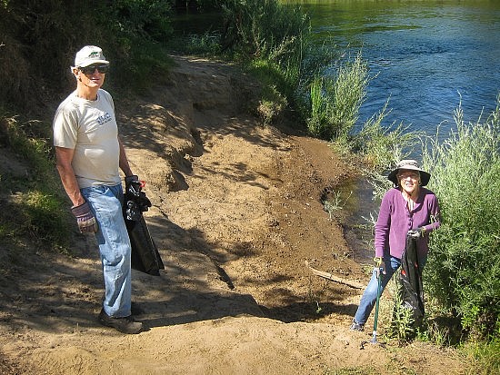 Getting' it done! Larry Thomas and Margaret Licha