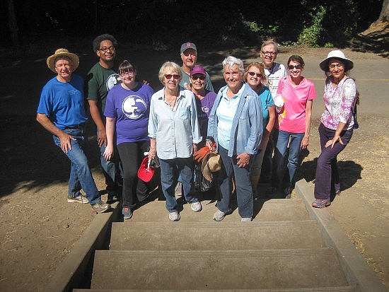 Just part of our July 9 record of 17 UUs, out to clean up UU's adopted mile of the Parkway today are, from left to right: Larry Shaw, Joe Turner, Sarah Turner, Shirley Paulson, Eric Ross, Cassandra Sove, Linda Brandenburger, Laura Berard, Roger Olson, Tamara Olson and Mojde Noroozi. Not able to stay for the photo, but also participating, were Nancy Gilbert, Margaret Licha, Patricia Pratt, and Don Thornberry. And, Lucas Cahn-Evans is below; Dave Dawson is behind the camera.