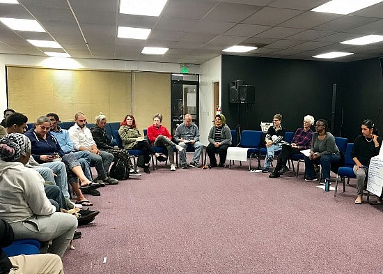 November 12 Community Meeting Group photo