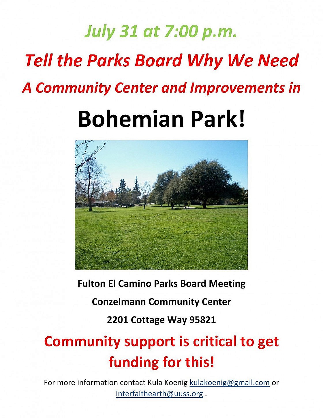 Bohemian Park public hearing flyer July 2018 (1)