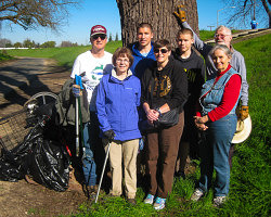 Results of February 13 Cleanup of the UU Mile of the American River Parkway