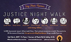 BLM Justice Night Walk - Saturday, Feb. 4th