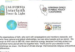 SB 100 Faith response