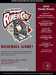 River Cats Outing with Family Ministry Team