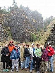 Quarry Trail Hike enjoyed despite some rain