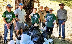 Saturday, Sept. 11th: Thanks to UUSS Parkway Stewards for their efforts (next one Oct. 8th)