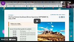 (VIDEO) How to bid in the Service Auction: Mary shows Rev. Roger