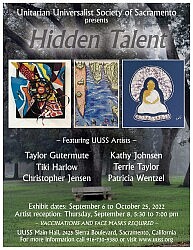 ART Reception, Thursday, September 8th, 5:30 to 7 pm