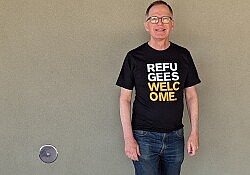 Roger refugee shirt