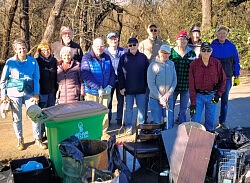 Nice work done by our crew of fifteen Parkway Stewards on Sat., Feb. 10...