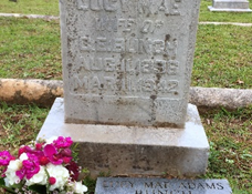 Lucy Mae Headstone