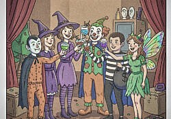 theater one halloween party