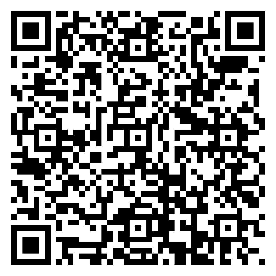 QR code for the UUSS website survey